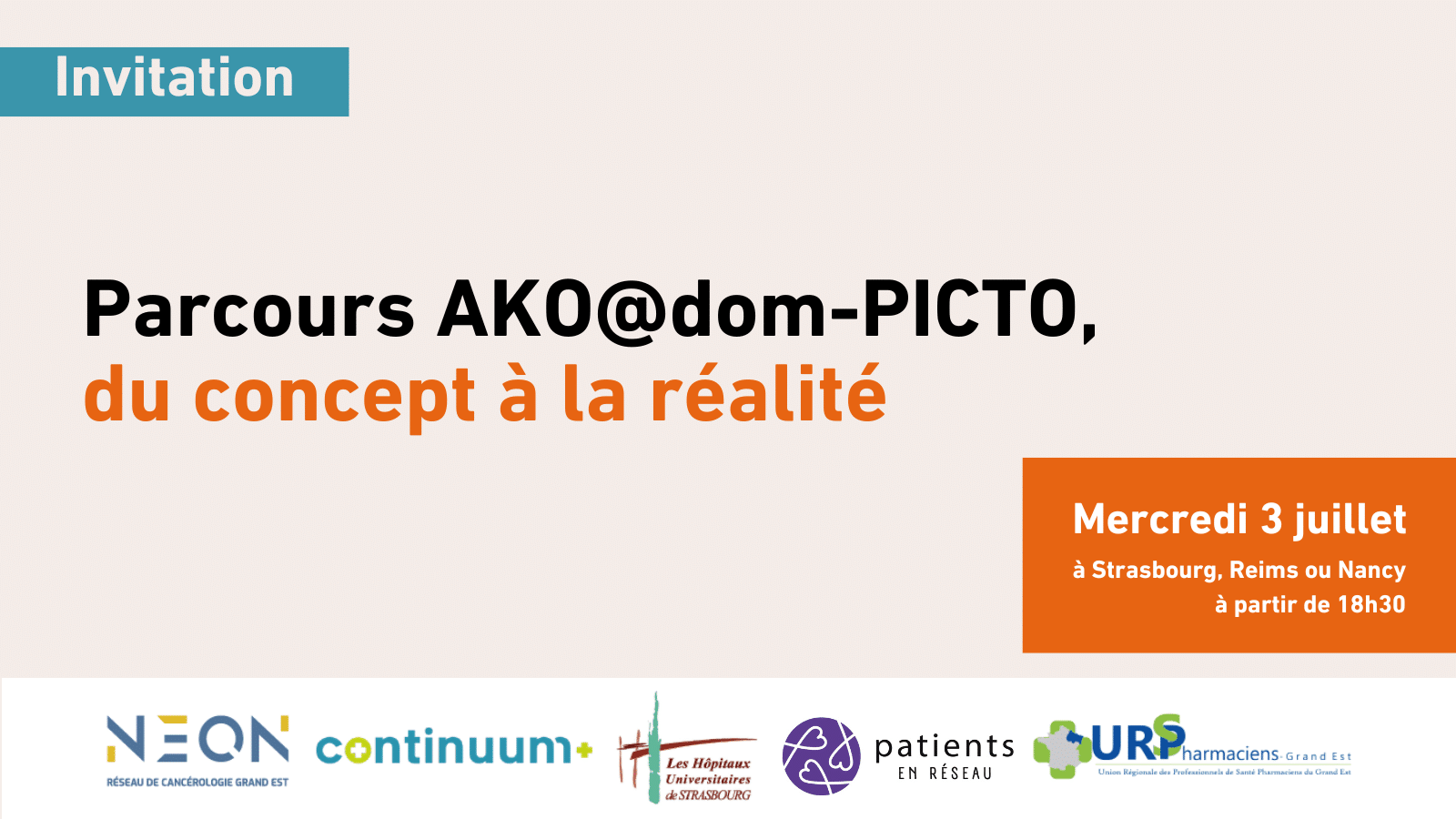 Parcours AKO@dom-PICTO, du concept à la réalité