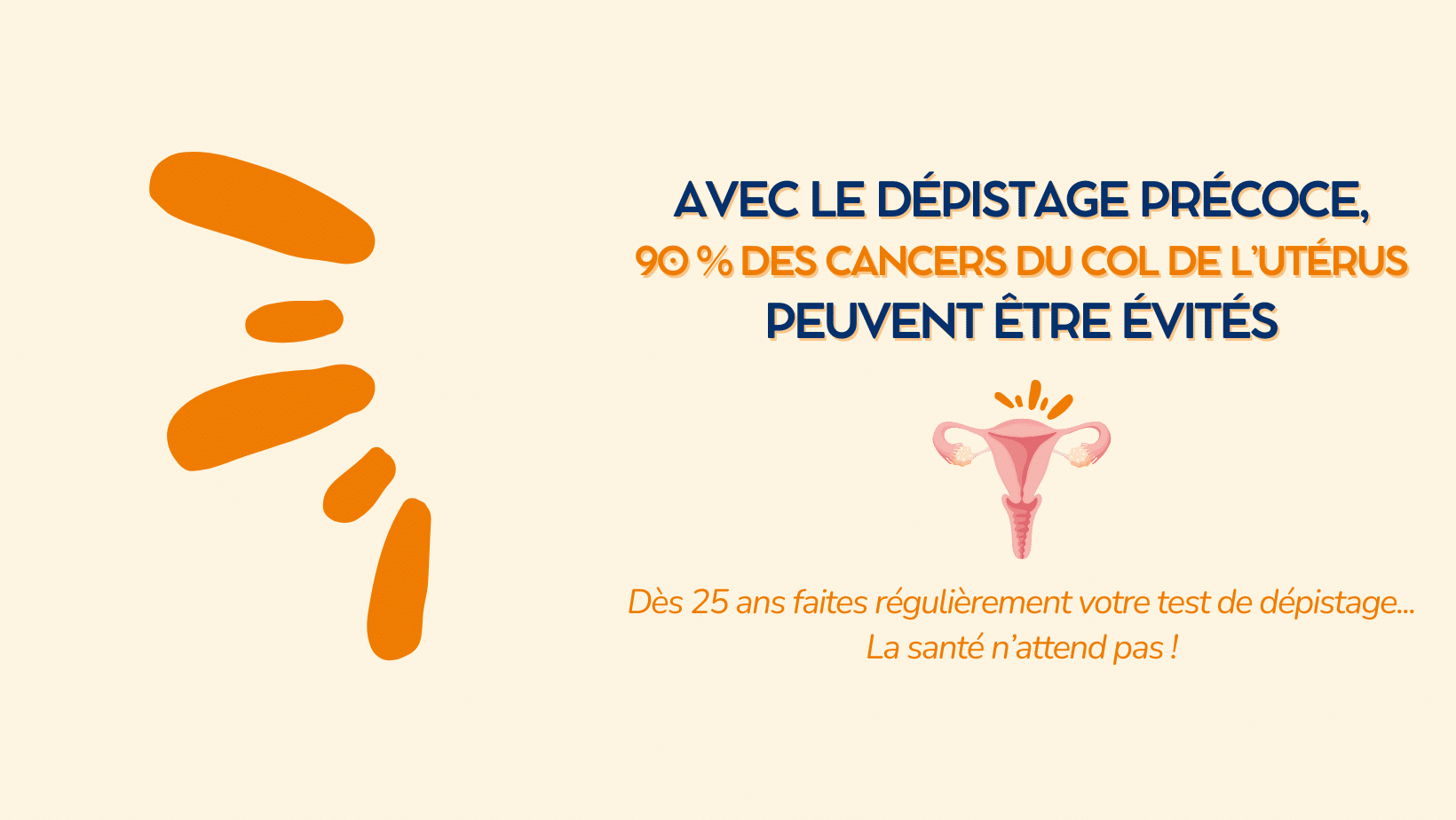 Semaine Européenne de la prévention du cancer du col de l’utérus, du 23 au 29 janvier 2025 !